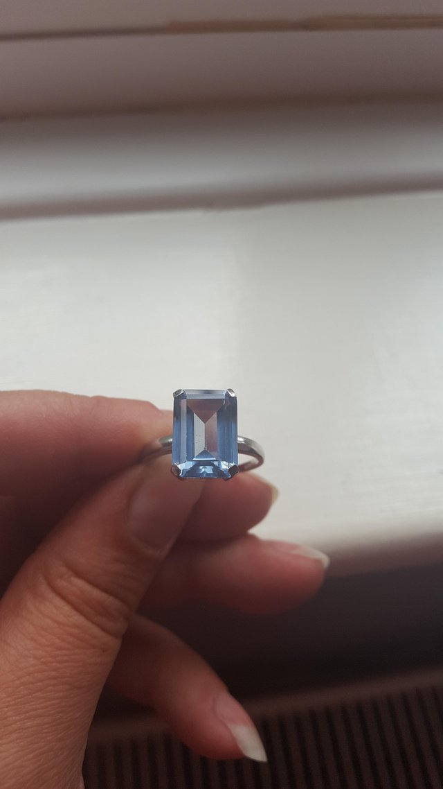 Image 2 of Siberian blue quartz sterling silver ring