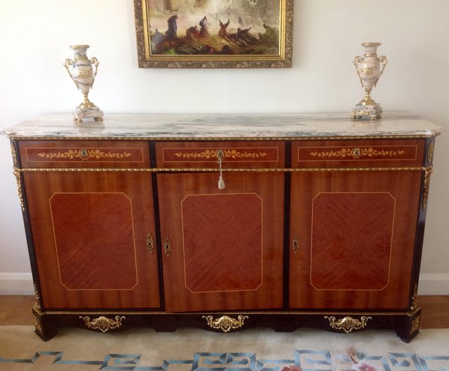 Preview of the first image of Italian palatial CABINET with MARBLE top.