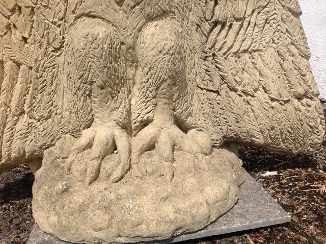 Image 2 of A PAIR of Vintage Stone Garden Ornament Statue