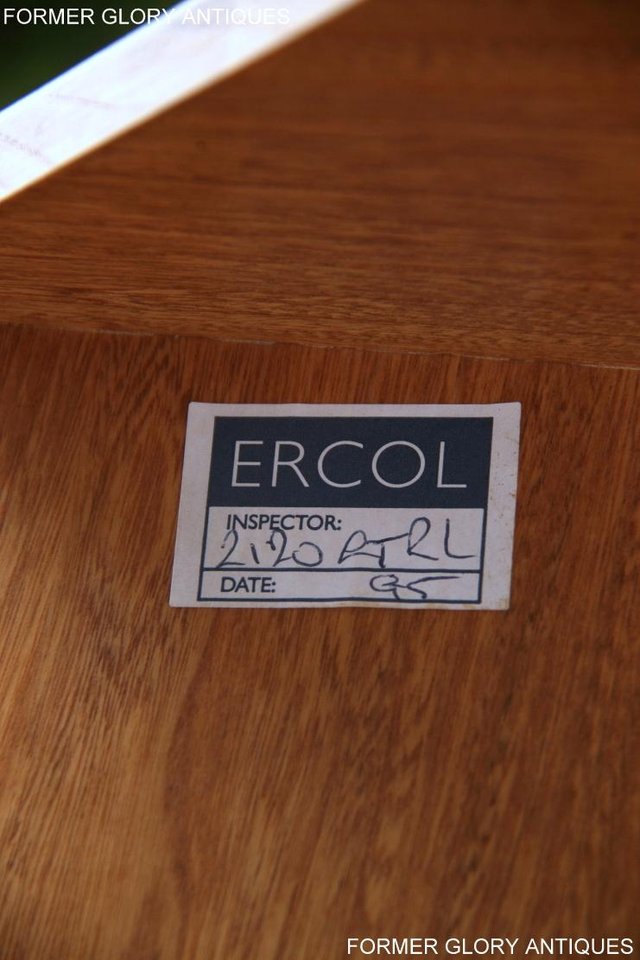 Image 9 of ERCOL WINDSOR LIGHT ELM CORNER TV CABINET DVD CD TABLE STAND