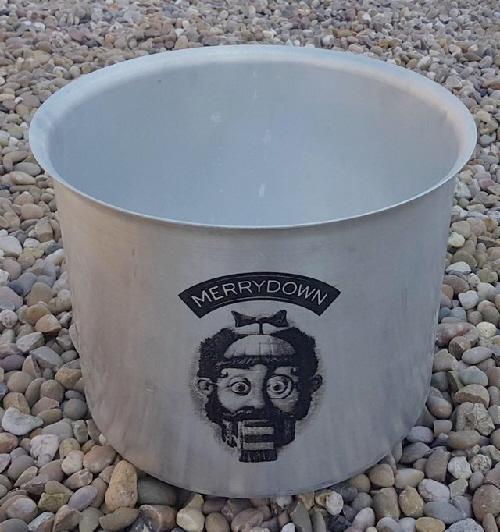 Preview of the first image of Vintage Merrydown Aluminium Ice bucket.