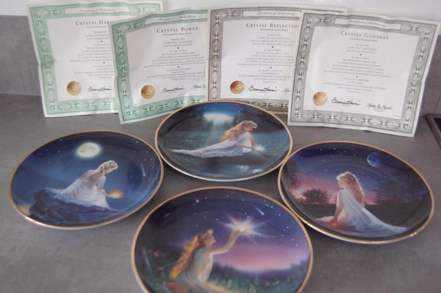 Image 2 of Set of 4 collector plates by Franklin Mint