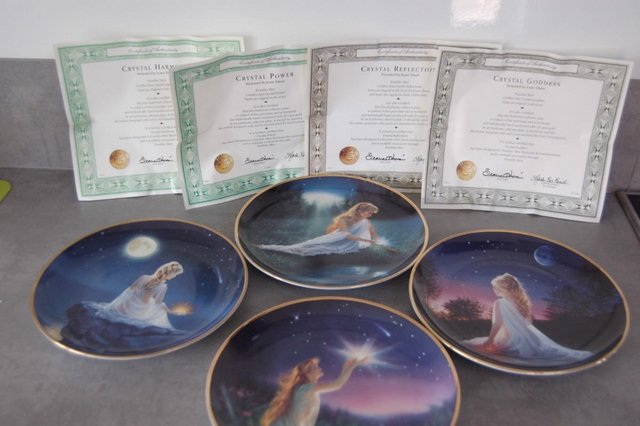 Image 3 of Set of 4 collector plates by Franklin Mint