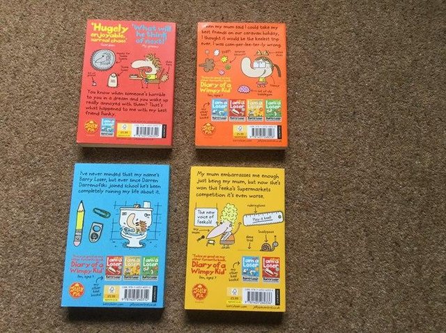 Image 2 of BRAND NEW 4 x I am a Loser books Barry Loser Age 9+?