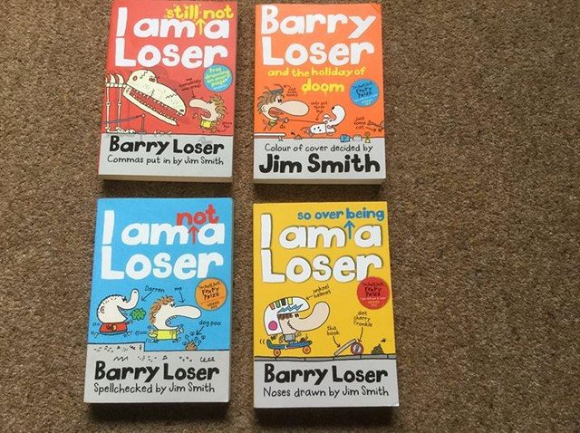 Preview of the first image of BRAND NEW 4 x I am a Loser books Barry Loser Age 9+?.