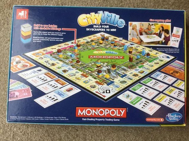 Preview of the first image of Monopoly Cityville Board Game, as new. Age 8+.
