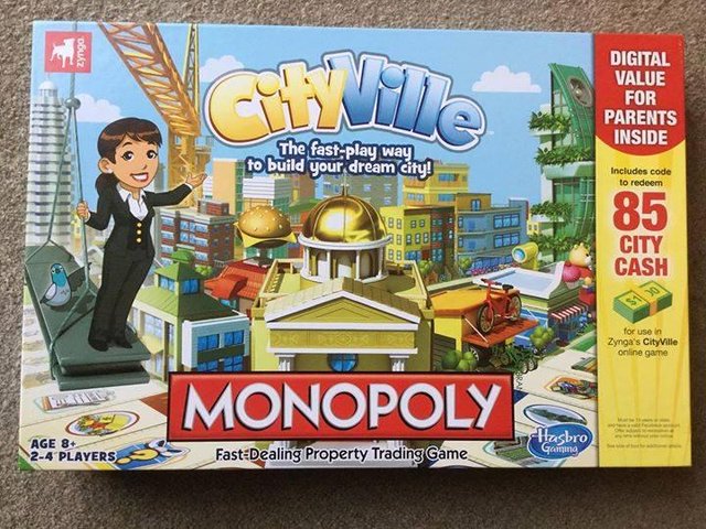 Image 3 of Monopoly Cityville Board Game, as new. Age 8+