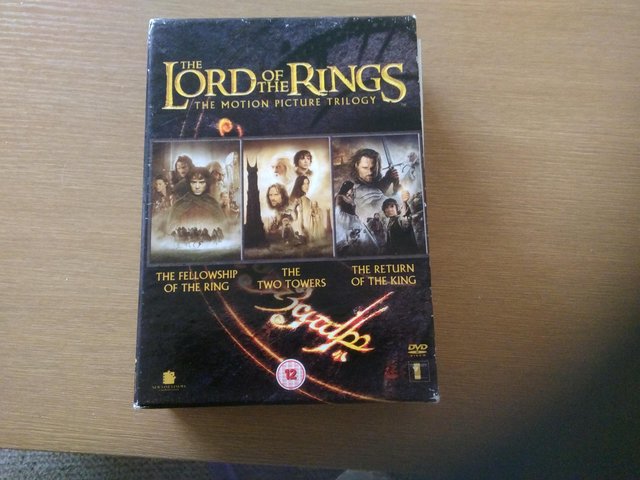 Preview of the first image of Lord of the Rings Trilogy DVD's (3 disc box set).