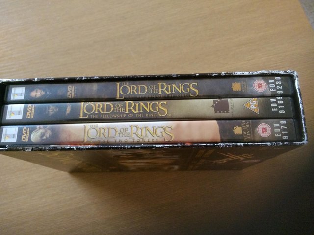 Image 2 of Lord of the Rings Trilogy DVD's (3 disc box set)