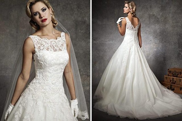 Image 2 of Justin Alexander ivory Wedding Dress
