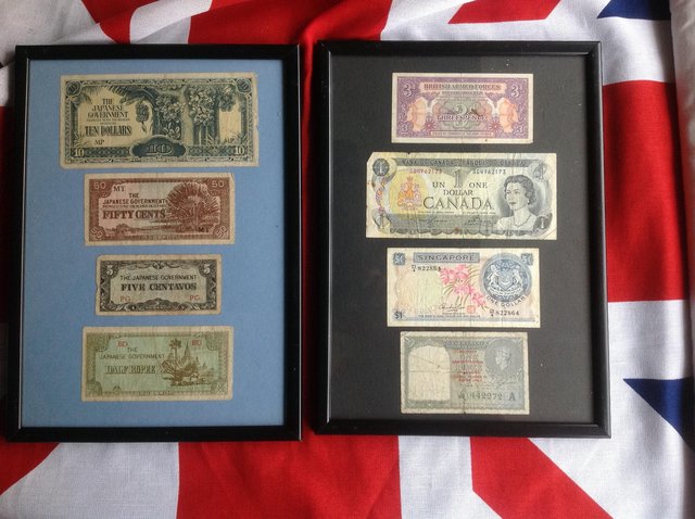 Preview of the first image of World war 1/2 foreign bank notes..