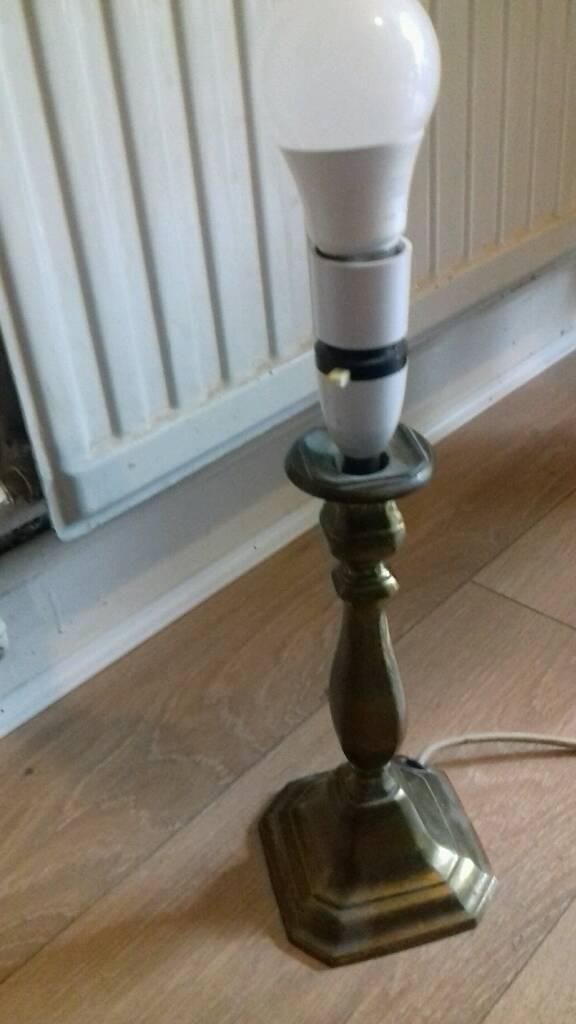 Preview of the first image of Brass vintage lamp.
