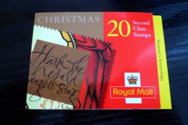 Preview of the first image of Christmas Postage Stamps 20 x Second Class MINT.