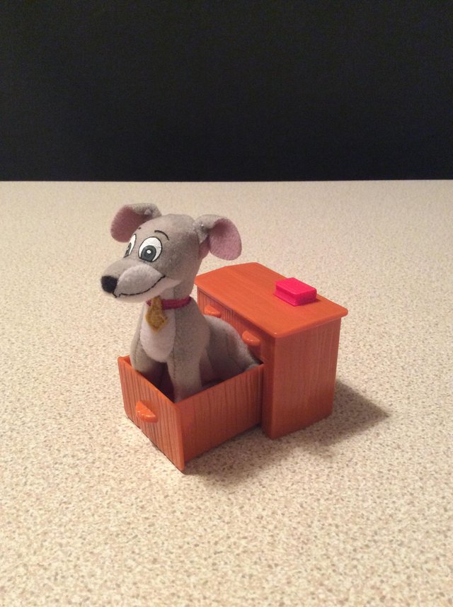 Preview of the first image of Disney Lady & the Tramp 2 Scamp’s Adventure McDonalds Toy.