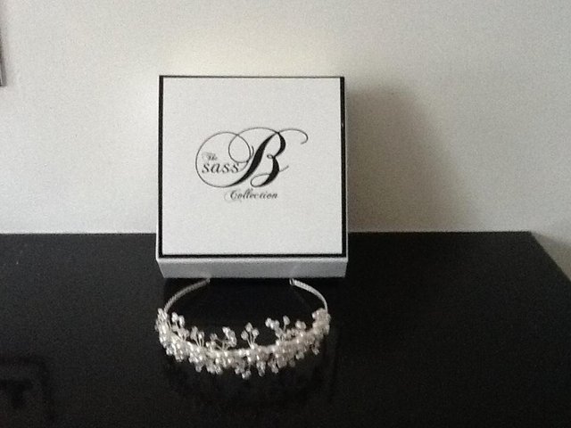 Preview of the first image of THE SASS B COLLECTION WEDDING TIARA.