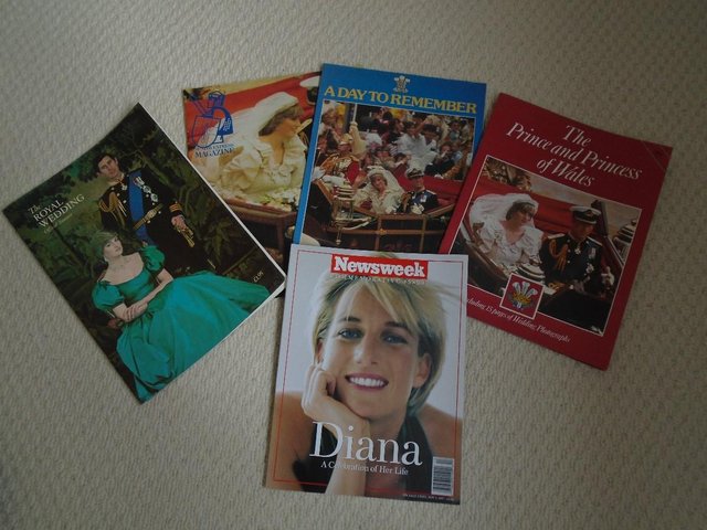 Preview of the first image of Souvenir magazines relating to Diana, Princess of Wales.