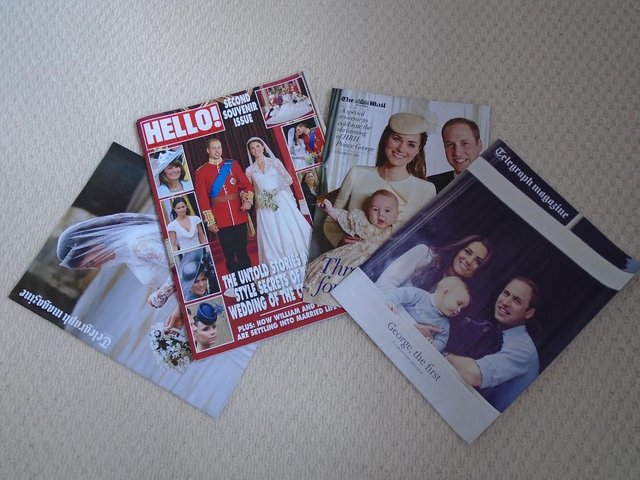Preview of the first image of Souvenir magazines - the Prince and Princess of Wales.