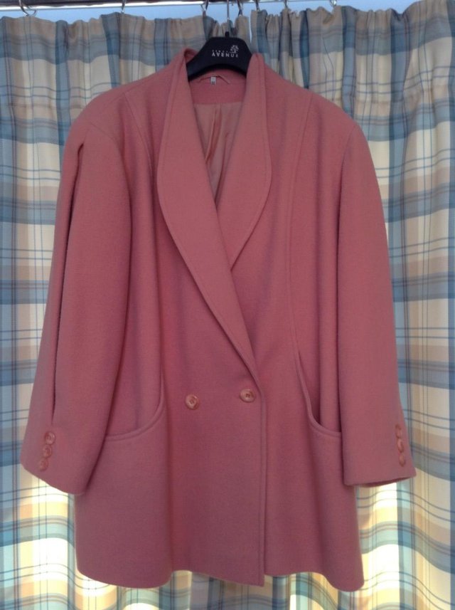 Preview of the first image of First Avenue Ladies wool jacket UK size 22.