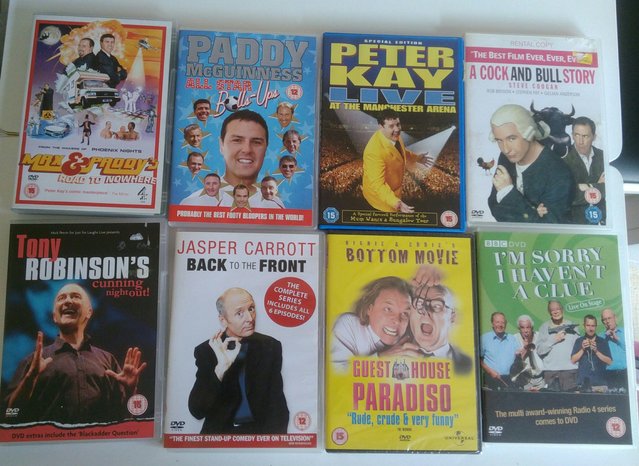 Preview of the first image of Six DVD'sIncluding Max and Paddy Road to Nowhere.