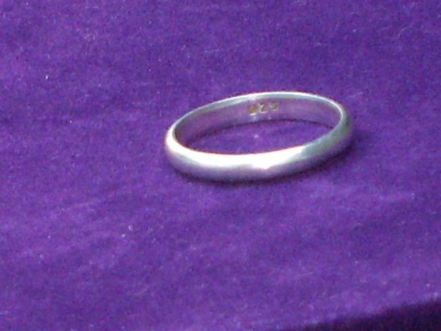 Image 3 of 925 Sterling Silver Band Ring