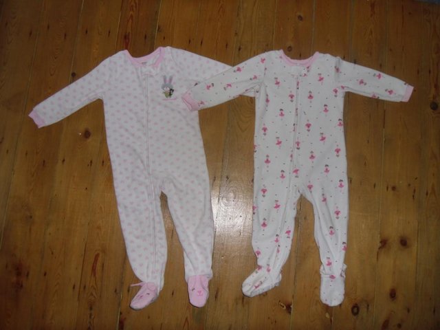 Image 2 of Girls pyjamas and sleepsuits