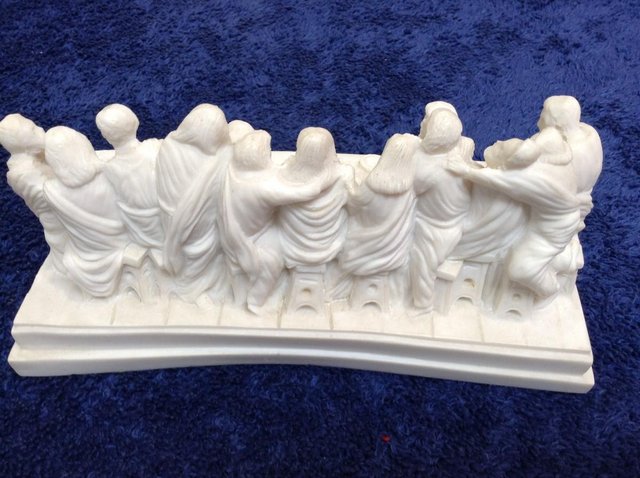 Preview of the first image of Alabaster Last Supper ornament.