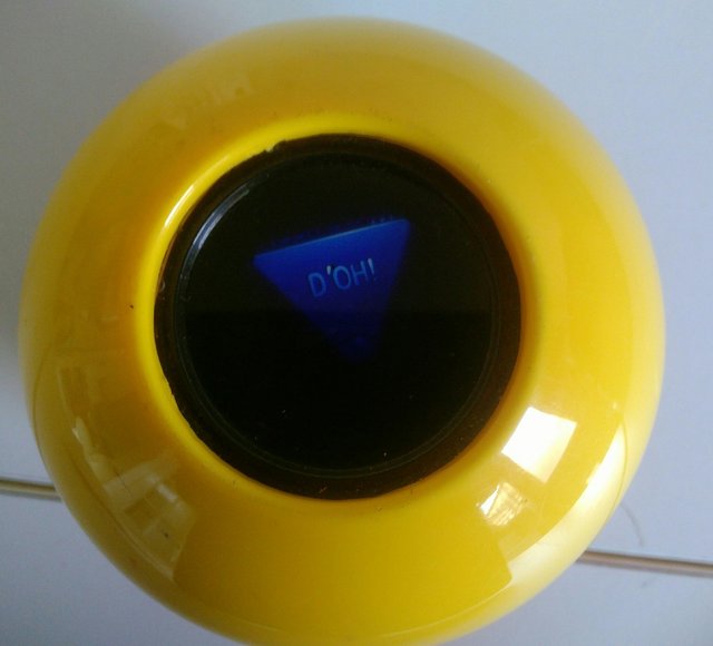 Preview of the first image of The Simpson's Magic 8 Ball.