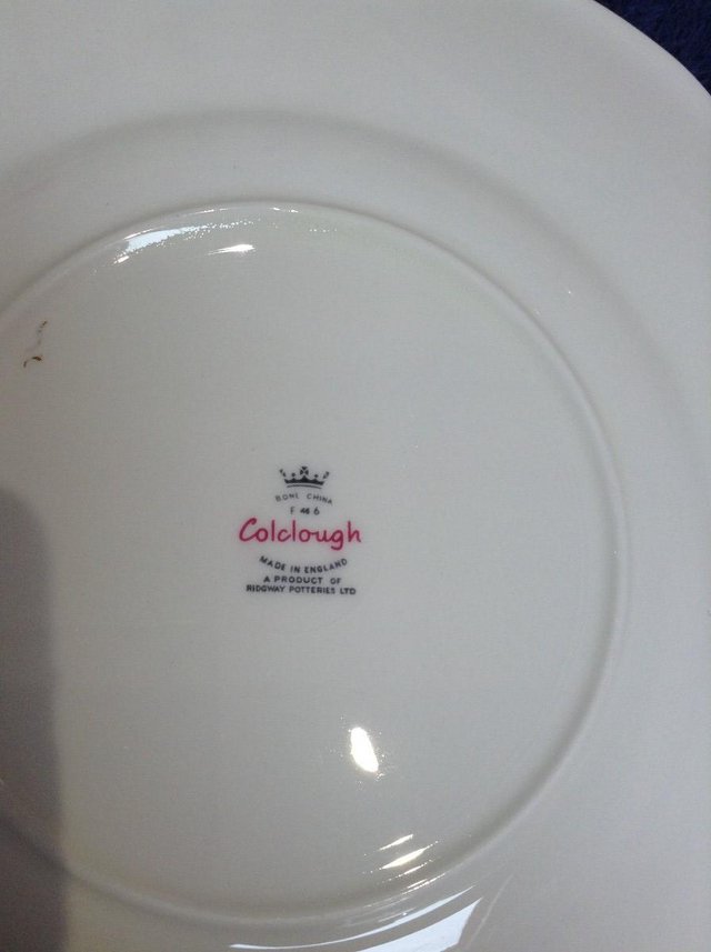 Image 2 of Ridgway Potteries Ltd Colclough bone china plate