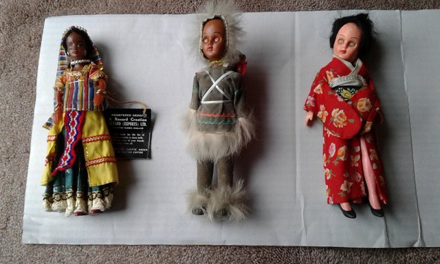 Image 3 of Vintage Nationality Dolls various