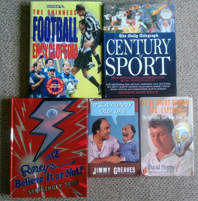Preview of the first image of Four Sports Books - One Ripleys Belive it or not 2012 Book.