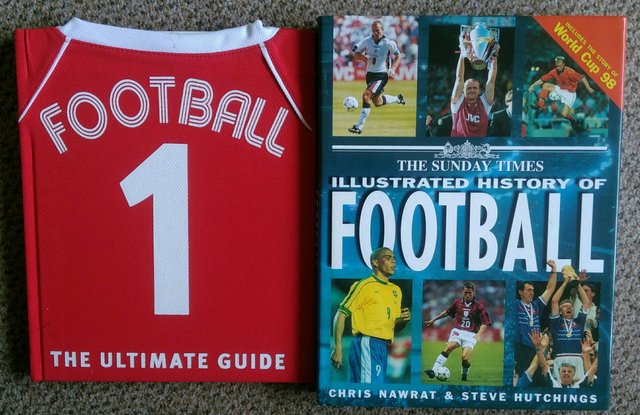 Preview of the first image of Two Hardback Football Books..