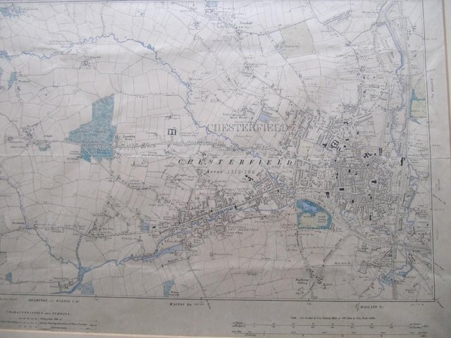 Preview of the first image of Old map of Chesterfield, Derbyshire.
