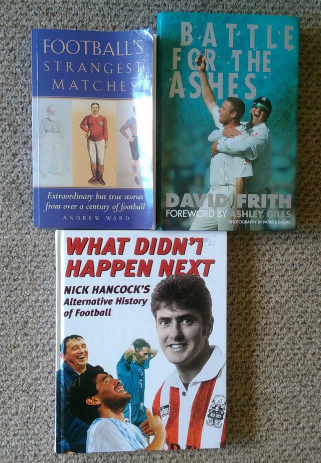 Preview of the first image of Three Football Books.
