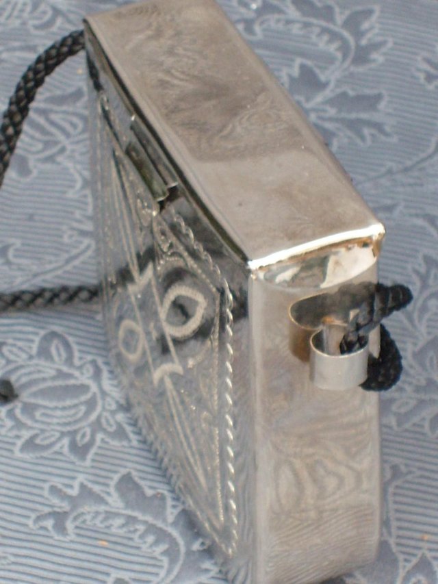 Image 2 of Boho Embossed Metal Bag