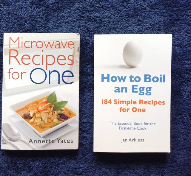 Image 2 of Two recipe cookery books for student or single person