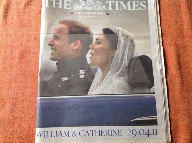Image 5 of News paper Souvenir- Royal Wedding