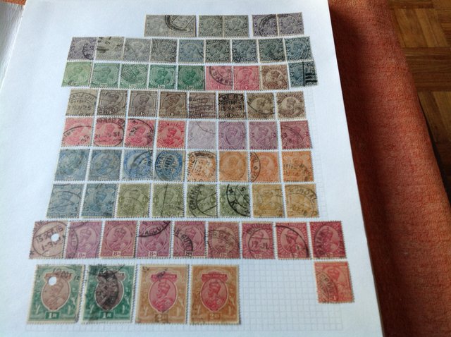 Image 3 of Album containing stamps of India from 1800s to 1980s