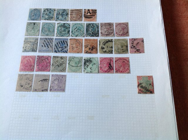 Preview of the first image of Album containing stamps of India from 1800s to 1980s.