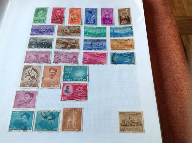 Image 7 of Album containing stamps of India from 1800s to 1980s