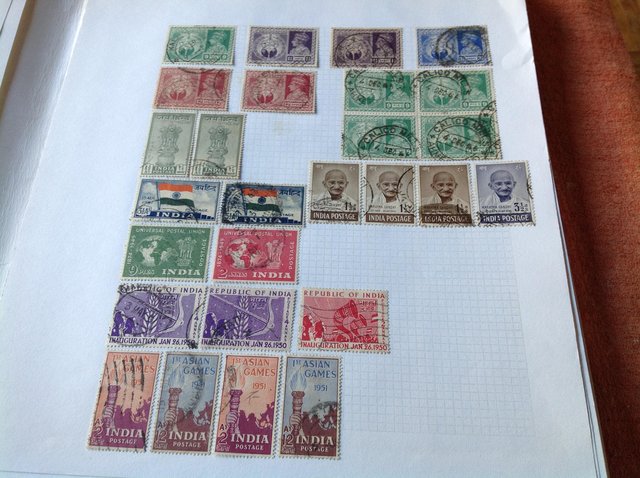 Image 9 of Album containing stamps of India from 1800s to 1980s