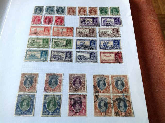 Image 10 of Album containing stamps of India from 1800s to 1980s
