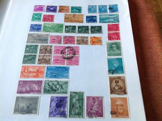 Image 11 of Album containing stamps of India from 1800s to 1980s