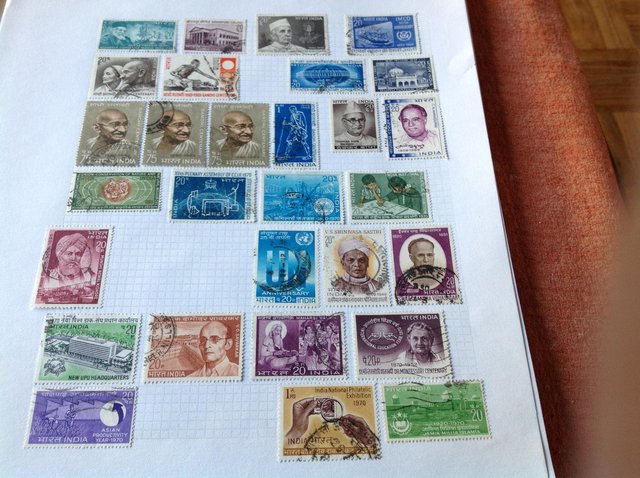 Image 21 of Album containing stamps of India from 1800s to 1980s