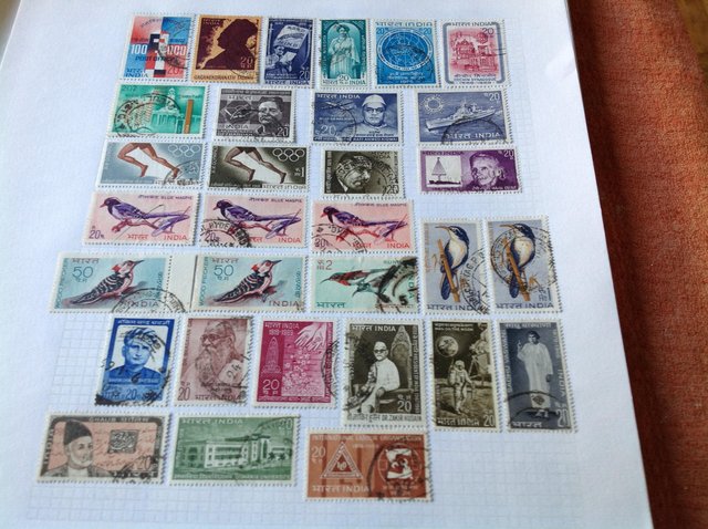 Image 22 of Album containing stamps of India from 1800s to 1980s