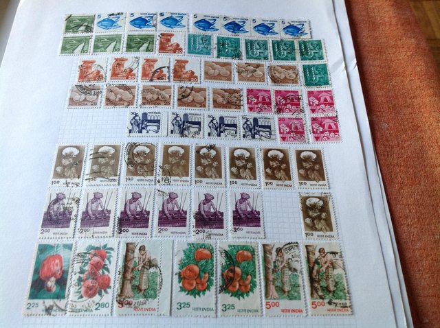 Image 29 of Album containing stamps of India from 1800s to 1980s