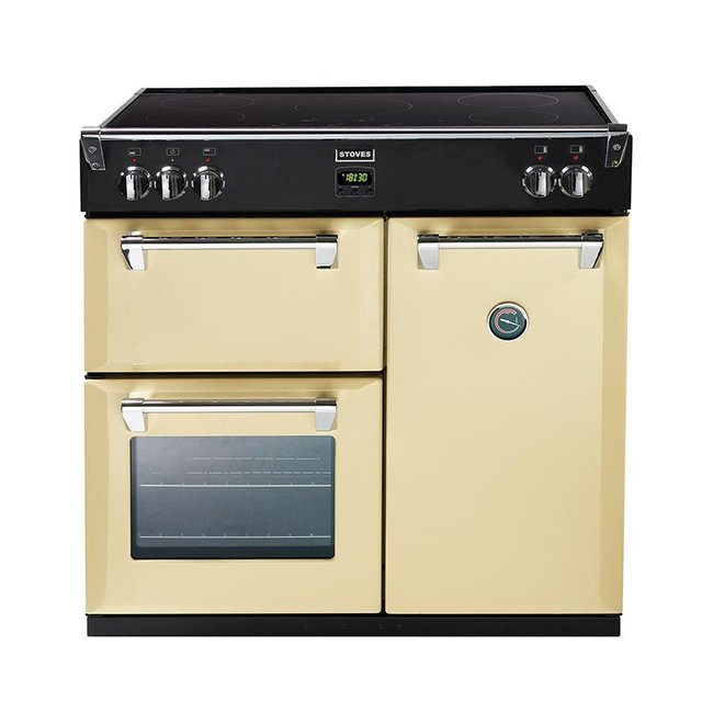 Preview of the first image of STOVES RICHMOND CHAMPAGNE 90CM ELECTRIC INDUCTION COOKER.