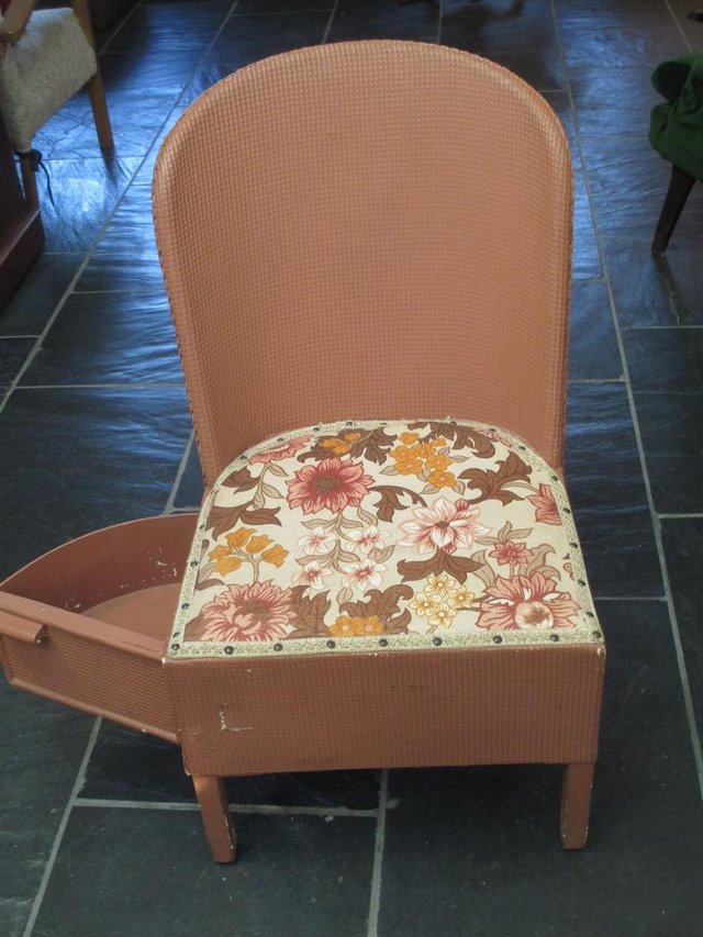 Preview of the first image of 1950's original Lloyd Loom Chair, perfect for up cycling.