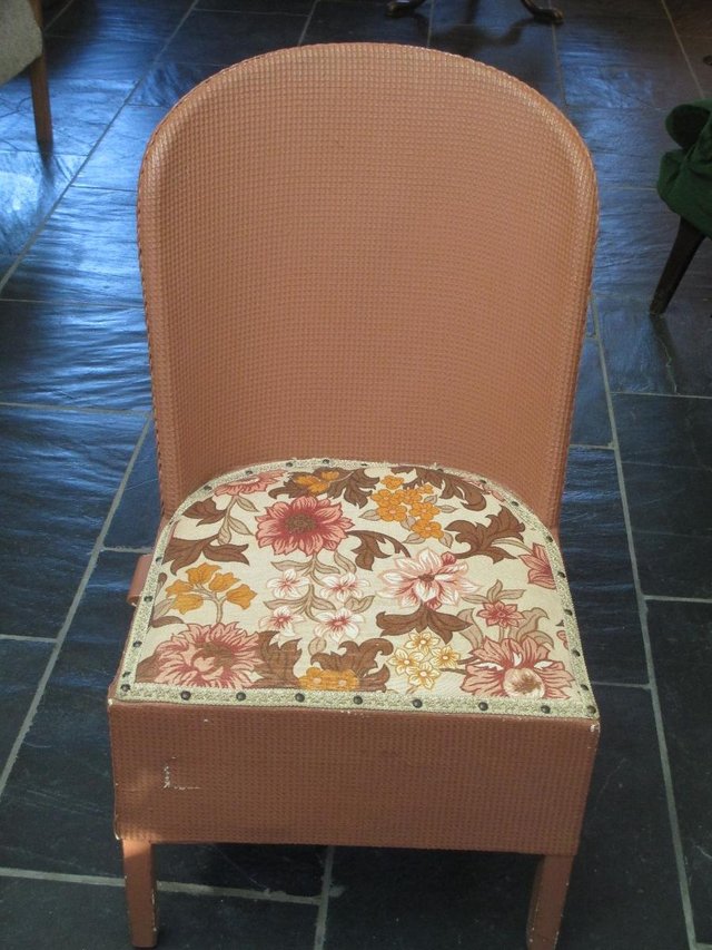 Image 2 of 1950's original Lloyd Loom Chair, perfect for up cycling