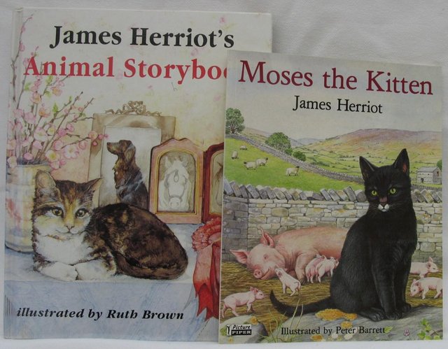 Preview of the first image of Moses the Kitten and Animal Storybook by James Herriot.