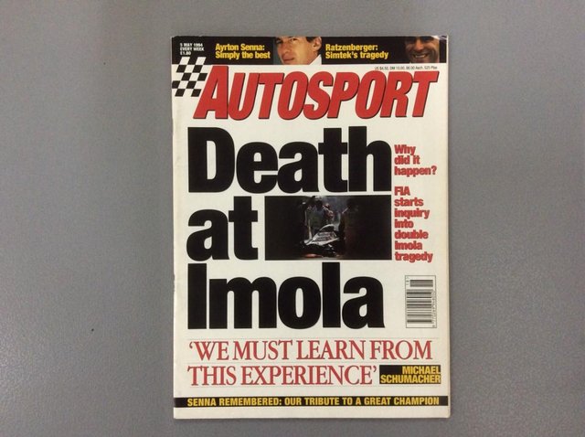 Preview of the first image of Ayrton Senna - Autosport Magazine-RARE.